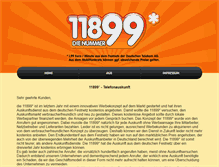 Tablet Screenshot of 11899.de